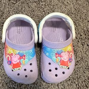 Toddler Size 6 Peppa Crocs